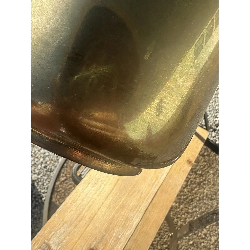 Small Brass Vintage Planter Defected See Pics